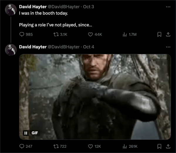 What Was David Hayter Doing In the Booth? We Make Our&nbsp;Predictions.